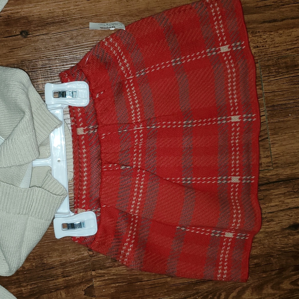 New Cynthia Rowley Embroidered Reindeer Sweater Matching Skirt & Headband Set 2T - Picture 7 of 17